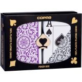 Copag Doppeldeck Poker - Lila/ Grau