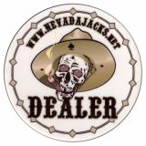 Dealer Button Nevada Jacks