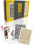 KEM - Pokerkarten Arrow Black und Gold Wide Jumbo Index
