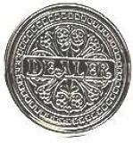 Dealer Button Metall